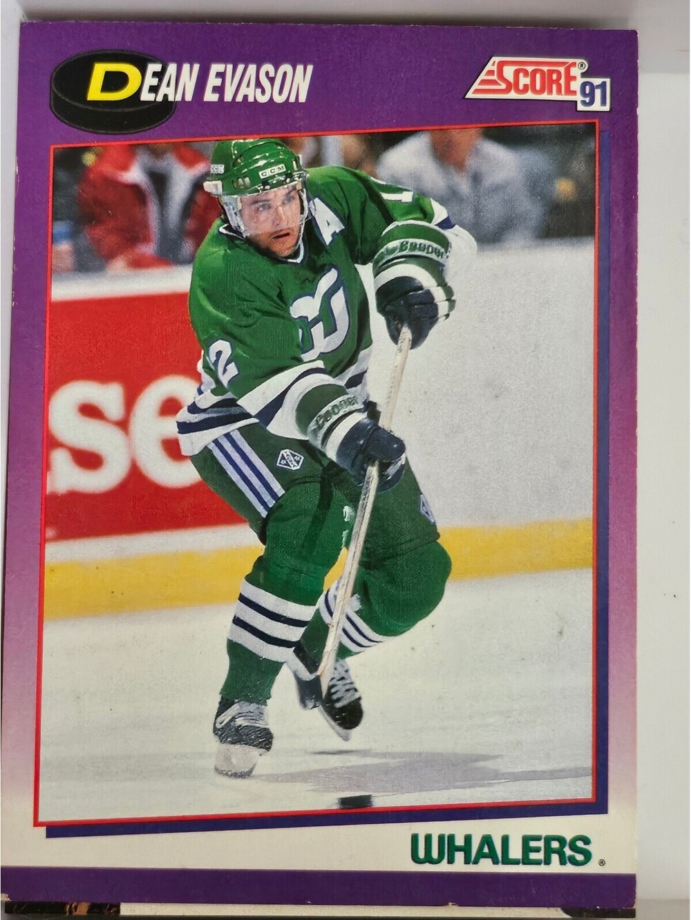 1990-91 Score Canadian #230: Dino Ciccarelli - Washington Capitals - NHL Hockey